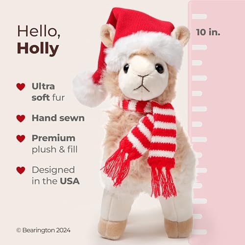 Bearington Christmas Santa Sloth Plushie