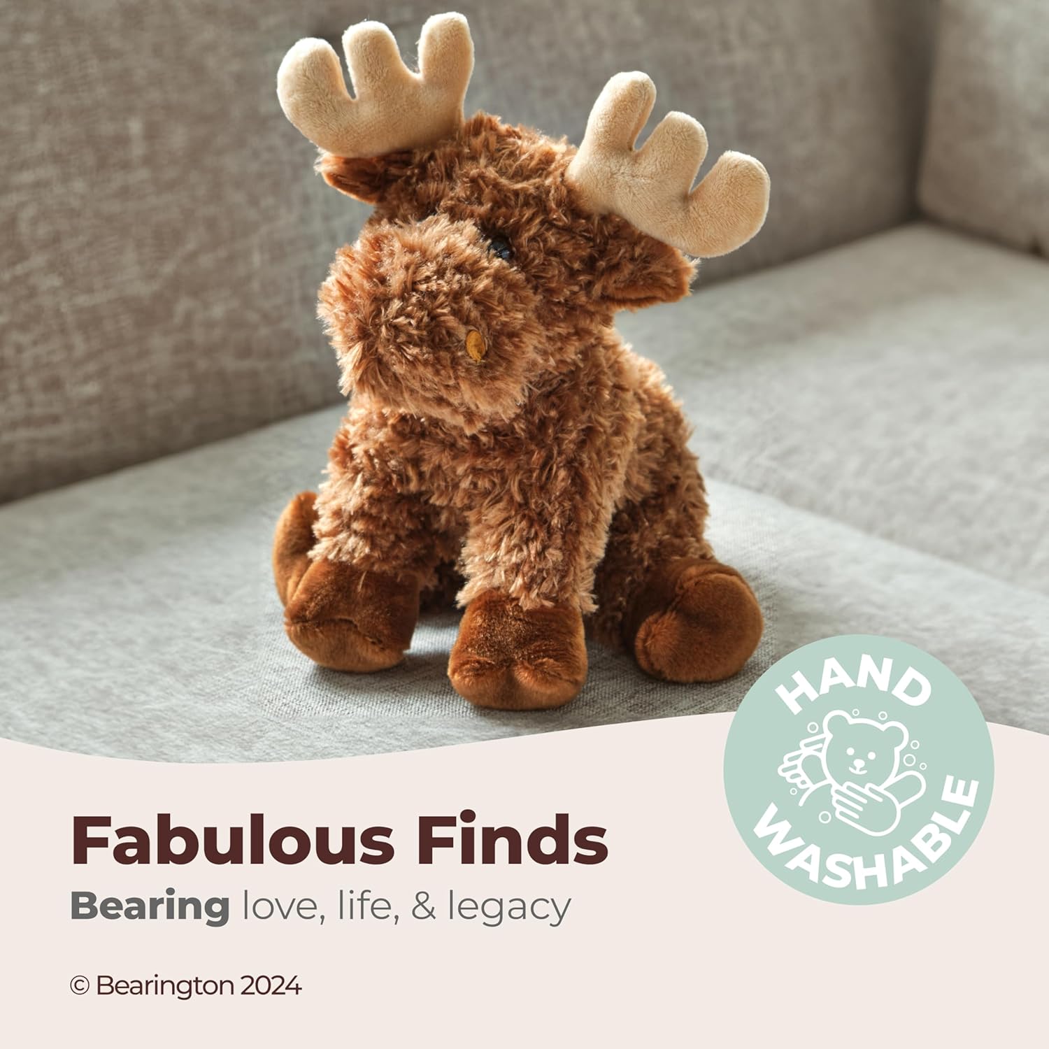 Bearington Morton The Moose Stuffed Animal