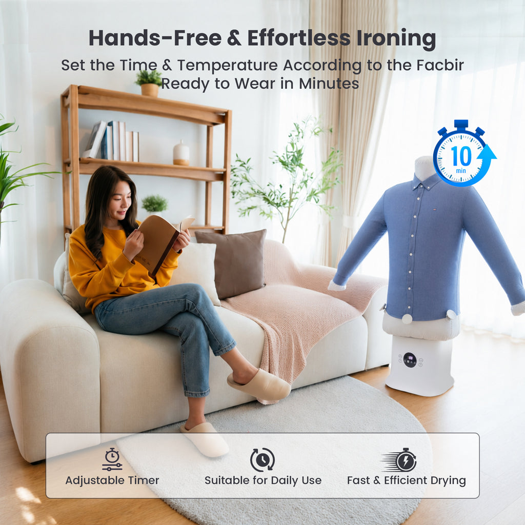 Foldspark Automatic Ironing Machine with Remote Control