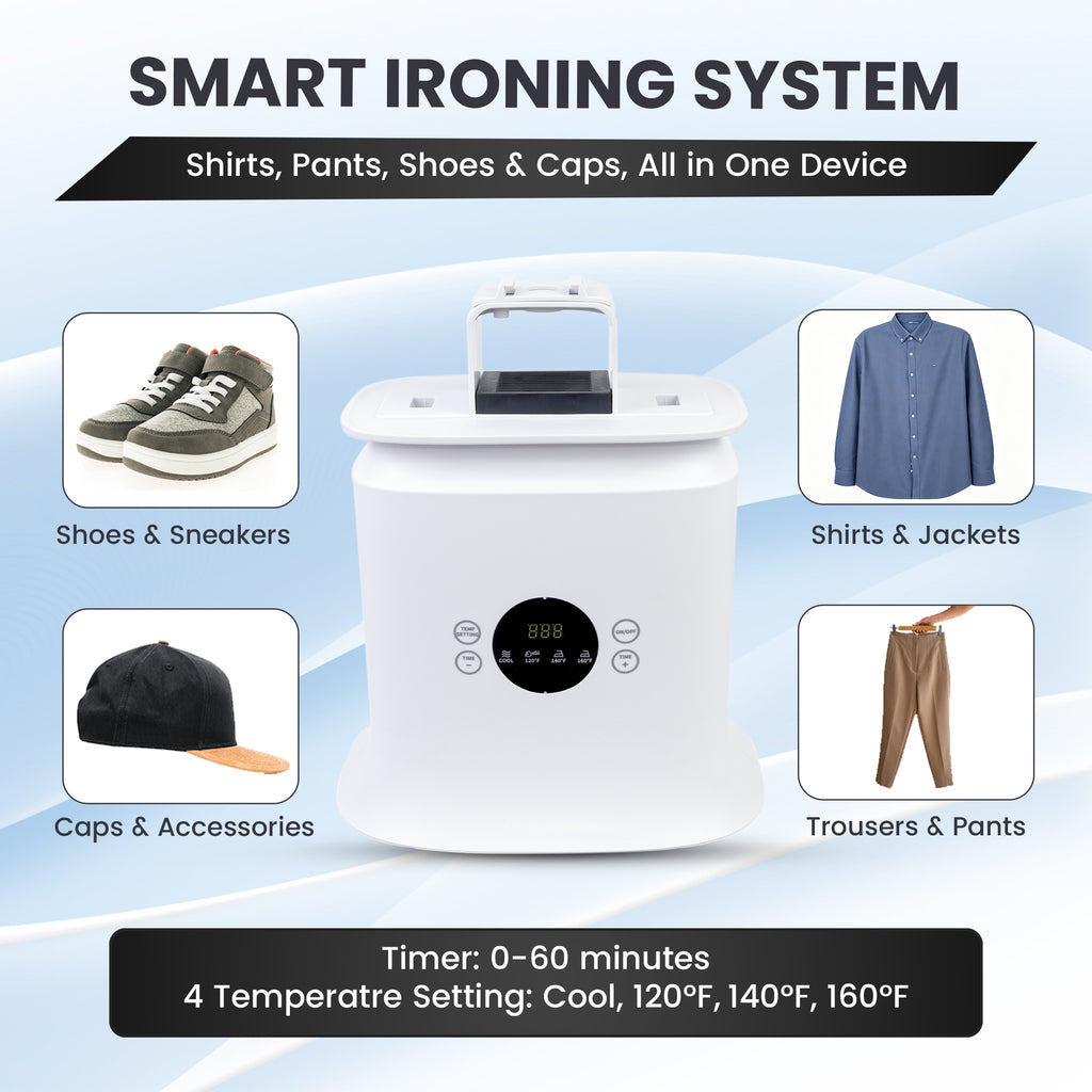 Foldspark Automatic Ironing Machine with Remote Control