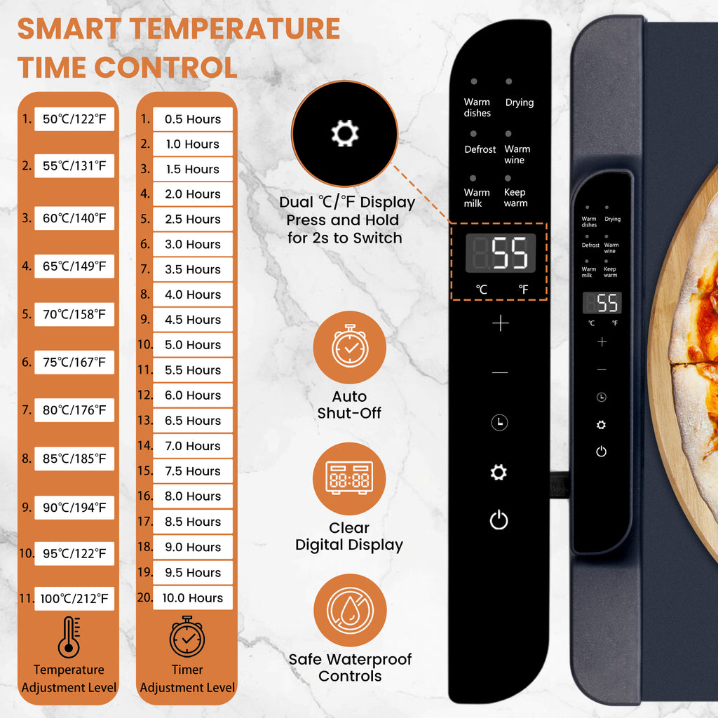 Foldspark Warming Mat for Food
