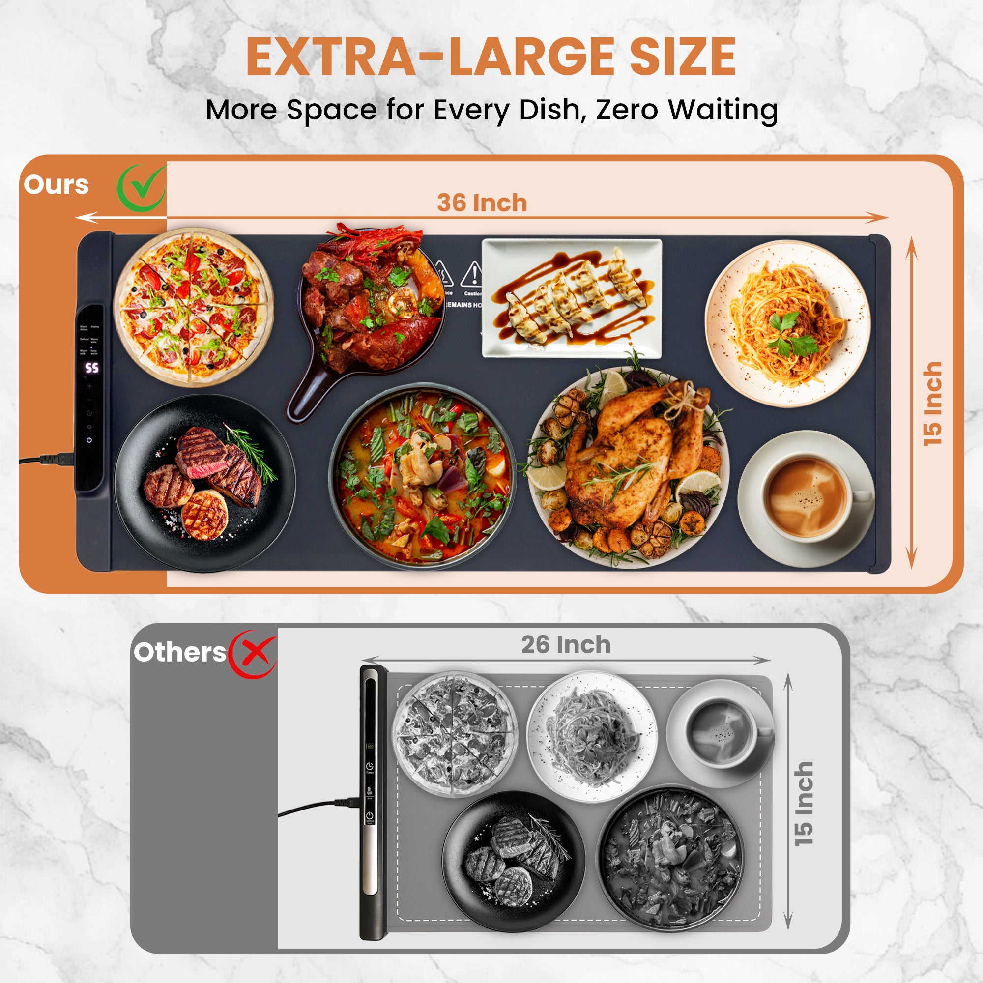 Foldspark Warming Mat for Food