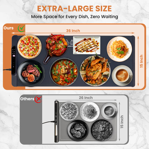 Foldspark Warming Mat for Food