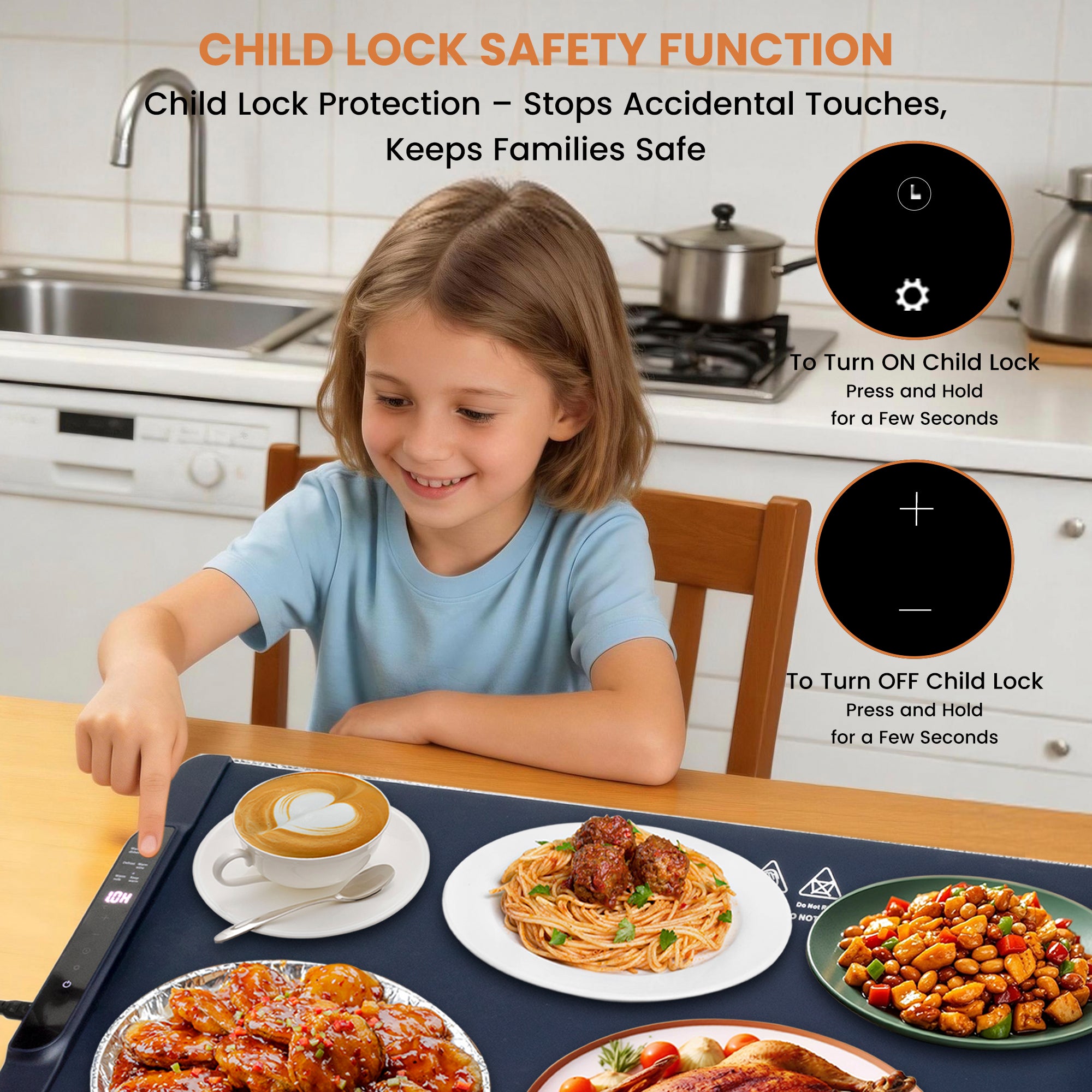 Foldspark Warming Mat for Food